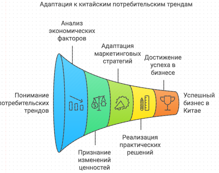 воронка адаптации к китайским потребительским трендам