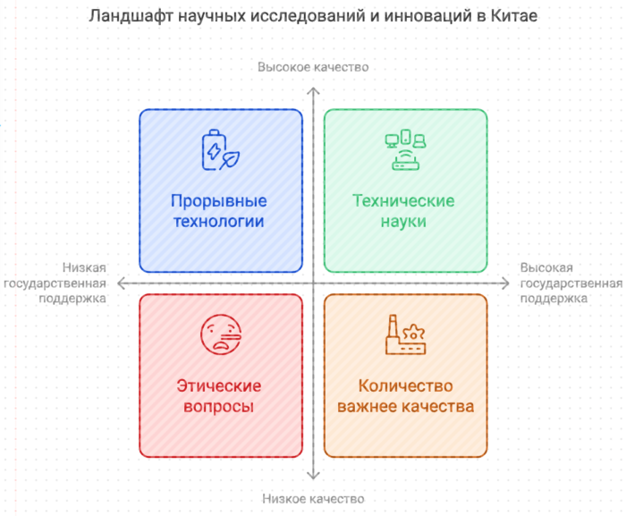 Ландшафт научных исследований в Китае