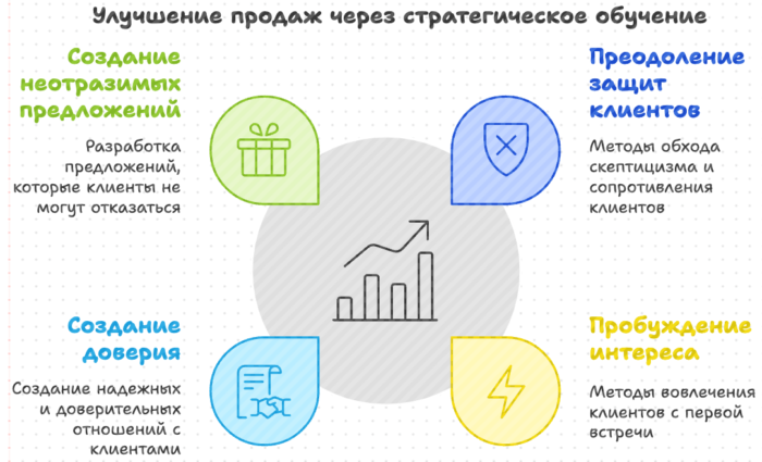 Улучшение продаж через стратегическое обучение корпоративный тренинг