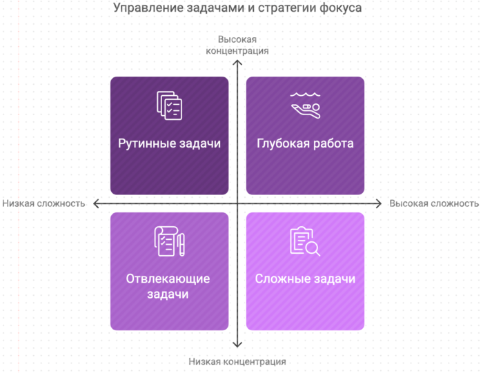 Управление задачами и стратегия фокуса