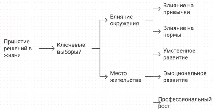 Принятие решений в жизни